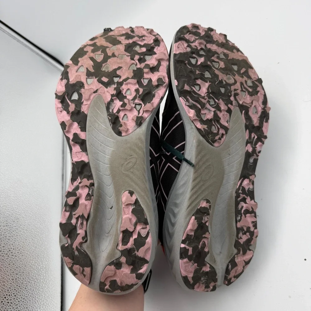Asics Gel-Excite Trail 2 Womens Running Shoes Black Pink 1012B412 Size 9.5 - Picture 7 of 7